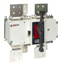 Рубильник-выключатель 2500A 4P c рукояткой управления для прямой установки PowerSwitch  psds-2500-4  EKF