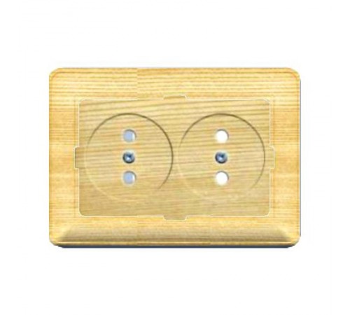 W59 Сосна Розетка 2-ая без заземления (в сборе)  RS16-254-78  SE