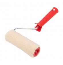 Валик "Натуральный мех" бесшовный, ворс 12 мм, ширина ролика 140 мм,  42 мм, бюгель 6 мм  89-0034  REXANT