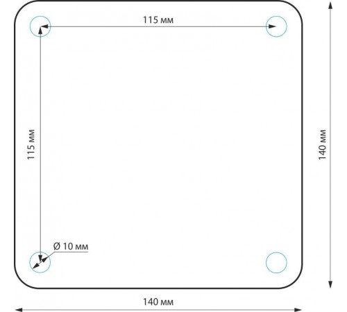 Светильник архитектурный 1550 TECHNO черный  a035095  Elektrostandard