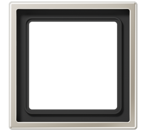 Рамка для вертикальной и горизонтальной установки, 1 пост; металл; нержавеющая сталь; Edelstahl  ES2981  Jung