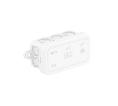 Коробка распределительная A6, 80x43x36 мм, белая (A 6 HF RW)  2000005  OBO Bettermann