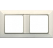 Рамка 2-поста; Eco Profi; термопласт; слоновая кость  EP482  Jung