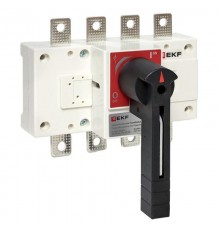 Рубильник-выключатель 160A 4P c рукояткой управления для прямой установки PowerSwitch  psds-160-4  EKF