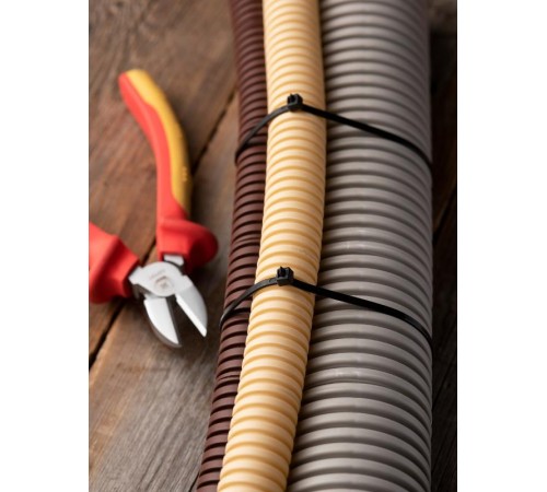 Хомут P6.6 стандартный (ч), 4.8x450 (100шт) FlexLock PROxima  plc-fl-ctsb-4.8x450  EKF