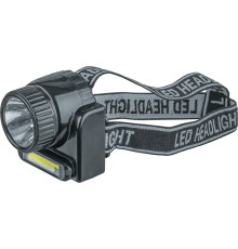 Фонарь налобный NPT-H20-ACCU 1COB LED 3Вт+1LED 3Вт, Lead-acid 0,5 Ач 14486 Navigator