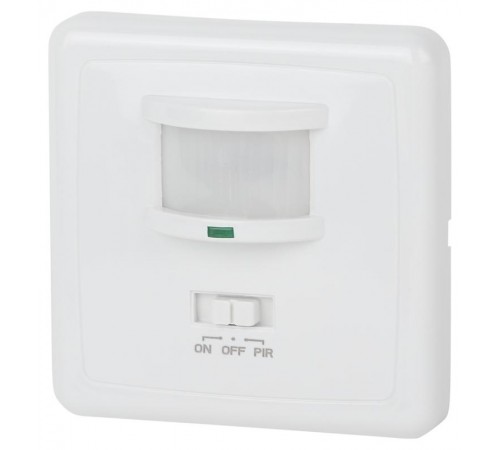 Датчик движения MD 08 скрытой установки 500Вт, 9м, аккумуляторный (100/1800)  Б0004260  ЭРА