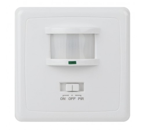 Датчик движения MD 08 скрытой установки 500Вт, 9м, аккумуляторный (100/1800)  Б0004260  ЭРА