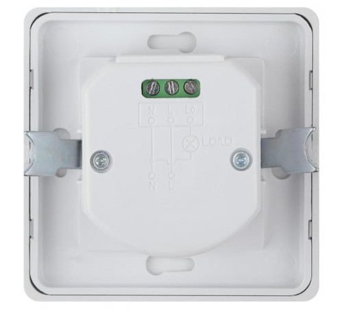 Датчик движения MD 08 скрытой установки 500Вт, 9м, аккумуляторный (100/1800)  Б0004260  ЭРА