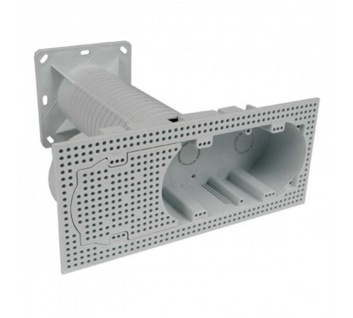 Коробка установочная тройная для утепленного фасада KEZ-3 (KB)100х230х247 мм  KEZ-3_KB  Kopos