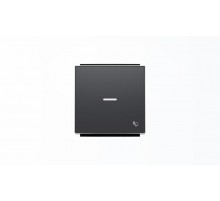 Клавиша для 1-клавишных выключателей/переключателей/кнопок с символом ЗВОНОК и линзой подсветки, серия SKY, цвет чёрный барх.2CLA850430A1501 ABB