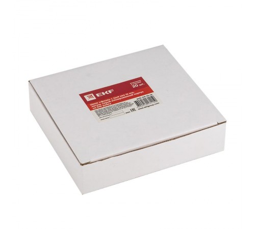 Шина "фаза" L (6х9мм) 10 отверстий латунь серый изолированный корпус на DIN-рейку EKF PROxima  sn0-63-10-is  EKF