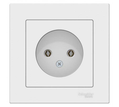 AtlasDesign Лотос Розетка без заземления, 16А, в сборе  ATN001340  SE