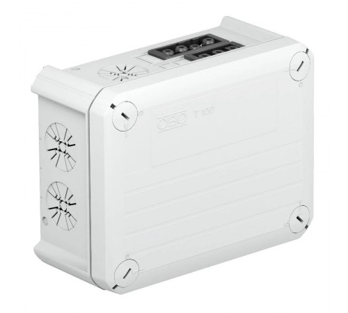 Коробка распределительная T100, 150x116x67 мм, с разъемами Wieland (T 100 WB 3S3 1S4)  2007844  OBO Bettermann