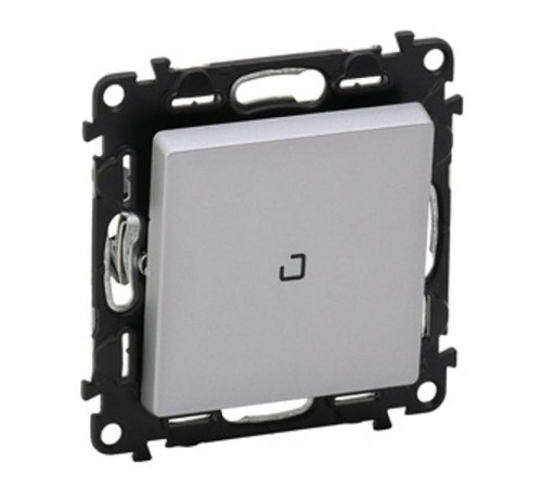 Valena LIFE DIY Алюминий Выключатель 1-клавишный 10А 250В с индикацией  752304  Legrand