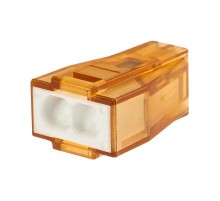 Экспресс-клемма СМК 773-602 с пастой, 2-проводная 0,75-4 мм (50 шт/уп)  07-5274  REXANT