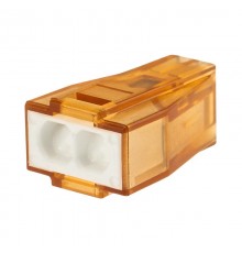 Экспресс-клемма СМК 773-602 с пастой, 2-проводная 0,75-4 мм (50 шт/уп)  07-5274  REXANT