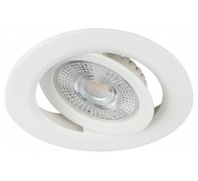 Светильник светодиодный встраиваемый  KL LED 25A-5 4K WH круглый поворотный белый 5Вт 4000К  Б0068192  ЭРА
