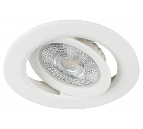 Светильник светодиодный встраиваемый  KL LED 25A-5 4K WH SET 10 круглый поворотный белый 5Вт 4000К набор 10 шт  Б0070938  ЭРА