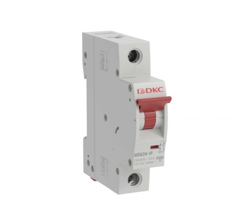 Автоматический выключатель модульный YON max типа MD63H, 10кА, 1 полюс, хар-ка D, 25А  MD63H-1PD25  DKC