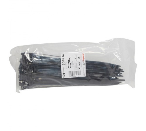 Colring хомут чёрный 7,6X290  031814  Legrand