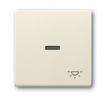 Клавиша для мех. 1-кл.выкл./перекл./кнопки, с символом "СВЕТ", серия solo/future, цвет savanne/слоновая кость  1751-0-2745   2CKA001751A2745  ABB