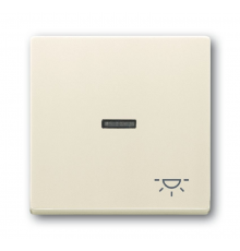 Клавиша для мех. 1-кл.выкл./перекл./кнопки, с символом "СВЕТ", серия solo/future, цвет savanne/слоновая кость  1751-0-2745   2CKA001751A2745  ABB