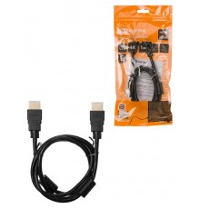 Кабель "АВК 2" HDMI - HDMI, v2.0, позолоченные контакты, с ферритами, 1 метр,  SQ4040-0002  TDM