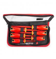 Набор диэлектрических отверток НИО-2207 серия СЛИМ  88933  КВТ