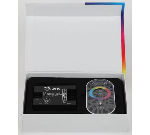 Контроллер для свет. ленты RGB controller-12/24V-216W/432W  Б0043445  ЭРА
