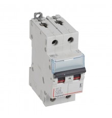 Выключатель автоматический двухполюсный DX3-E 6000 25А C 6кА  407279  Legrand