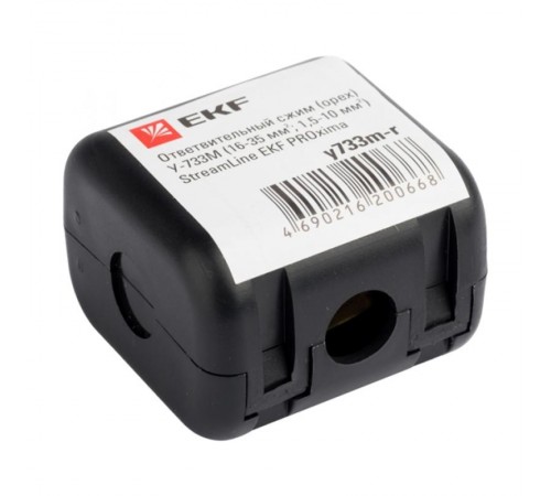 Ответвительный сжим (орех) У-733М (16-35 мм2; 1,5-10 мм2) розничный стикер StreamLine y733m-r EKF