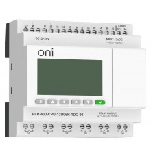 ПЛК 430 Модуль ЦПУ 6 DI 6 UI 6 RO 24В DC с экраном  PLR-430-CPU-12U06R-1DC-00  ONI