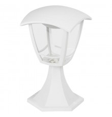 Светильник садово-парковый   ДТУ 07-8-001 Валенсия белый 4 гранный напольный IP44 светодиодный 8Вт 3000K   Б0064284  ЭРА