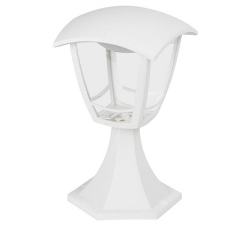 Светильник садово-парковый   ДТУ 07-8-001 Валенсия белый 4 гранный напольный IP44 светодиодный 8Вт 3000K   Б0064284  ЭРА