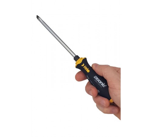 Отвертка плоская шлицевая ударная Ergonic 7,0X1,2X130  45007040  Felo