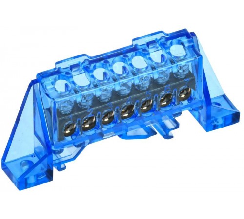 TEKFOR Шина N "ноль" в комбинированном DIN-изоляторе "Стойка" 6х9-7-С  TF-NN10-07-DP-K07  IEK