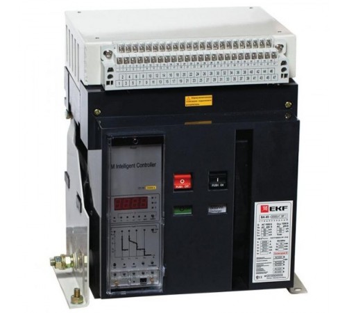 Выключатель автоматический ВА-45 3200/2900А 3P+N 80кА стационарный EKF PROxima  mccb45-3200-2900-4P  EKF