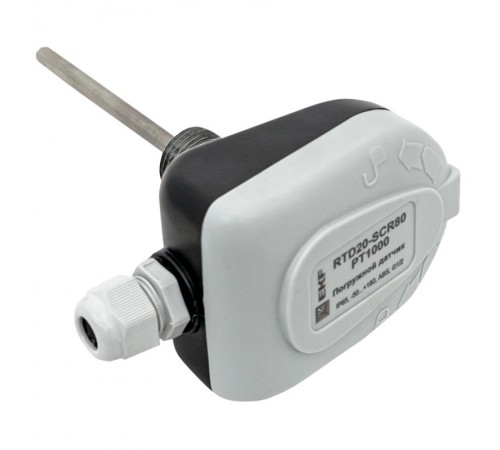 Ввинчиваемый датчик температуры 80 мм  RTD20-SCR80-PT1000  EKF