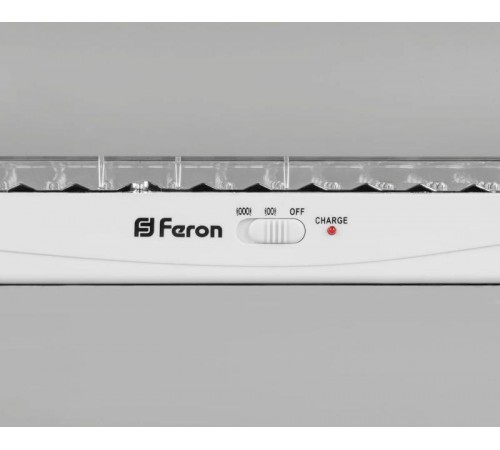 Светильник аварийного освещения аккумуляторный EL19 60 LED DC Li-ION батарея, белый 403*67*46 мм  12902  FERON