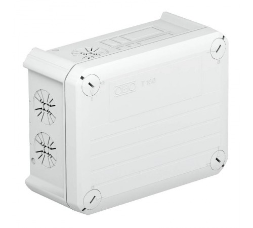 Коробка распределительная T100, 150x116x67 мм, для разъемов Wieland (T 100 WB5)  2007840  OBO Bettermann