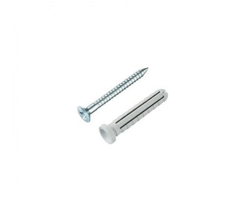 Дюбель-гвоздь YZ цилиндр. манжета нейлон 8x45 (100 шт)- пакет  148880  Tecfi