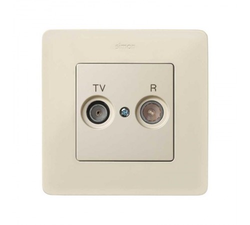 Simon 82 Накладка на розетку R-TV+SAT, S82, S82N, S82 Detail, слоновая кость  82053-31  Simon
