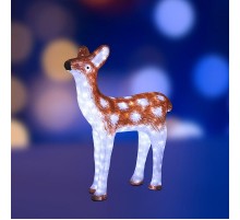 Акриловая светодиодная фигура "Оленёнок коричневый" 81х56см, 800 светодиодов, IP65 понижающий трансформатор в комплекте,  513-106  NEON-NIGHT