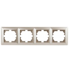 4-504-04 Intro Рамка на 4 поста, СУ, Solo, шампань  Б0043427  Intro