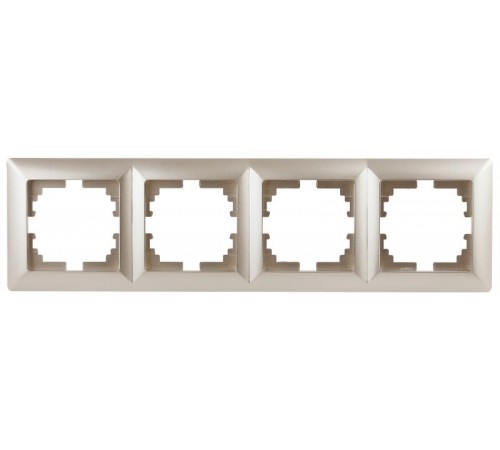 4-504-04 Intro Рамка на 4 поста, СУ, Solo, шампань  Б0043427  Intro