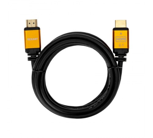 Кабель REXANT HDMI - HDMI 2.1 длина 2 метра GOLD  17-6004  REXANT