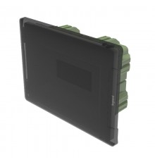 Practibox3 встраиваемый прозрачная дверь 1х8м земля  401701  Legrand