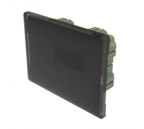 Practibox3 встраиваемый прозрачная дверь 1х8м земля  401701  Legrand