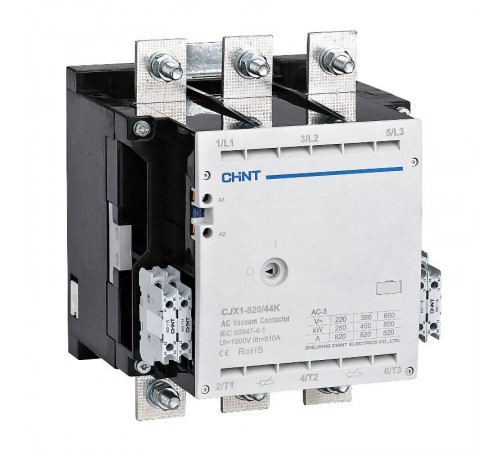 Контактор вакуумный CJX1-820/44K 820А(АС3) 4НО+4НЗ AC/DC 380В 50/60Гц  275701  CHINT